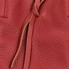 Torebka Damska Shopper Bag z Kosmetyczką firmy Herisson 15R355 Ciemno Czerwona